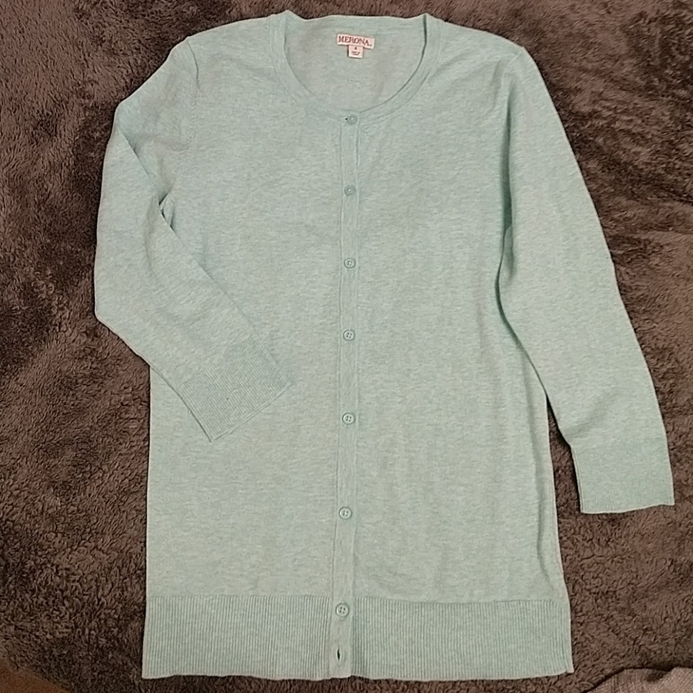 Mint Green Merona Cardigan size small